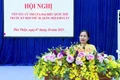 Phó Trưởng đoàn chuyên trách Đoàn ĐBQH tỉnh Gia Lai Siu Hương trả lời các kiến nghị của cử tri. Ảnh: Mạnh Hà