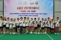 Học sinh và giáo viên Trường THCS Nguyễn Huệ rạng rỡ tham dự lễ khai mạc Giải Pickleball chào mừng Ngày Nhà giáo Việt Nam 20/11 tại sân 52 Sports (Gia Lai).