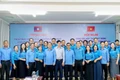 Trao đổi hợp tác giữa Liên đoàn Lao động tỉnh Gia Lai và Liên hiệp Công đoàn tỉnh Champasak