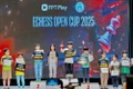 Hoàng Tấn Vinh giành huy chương vàng bảng U10 tại Giải ECHEss Open Cup 2025. Ảnh: NVCC
