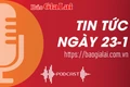 Tin tức sáng 23-1: Giá hoa Tết giảm, nhà vườn lo lắng