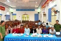 Các đối tượng bị tạm giữ hình sự để điều tra làm rõ hành vi đánh bạc. Ảnh: ĐVCC