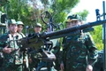 Bộ CHQS tỉnh Gia Lai kiểm tra các đơn vị đóng quân trên đảo Cù Lao Xanh
