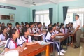 Một tiết học của học sinh Trường THCS thị trấn Tuy Phước (xã Tuy Phước). Ảnh: Hồ Điểm
