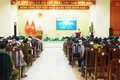 Quang cảnh hội nghị tập huấn về chuyển đổi số, kỹ năng ứng dụng công nghệ trí tuệ nhân tạo (AI) và an toàn thông tin số năm 2025. Ảnh: T.N