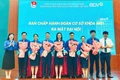 Ban Chấp hành Đoàn cơ sở BIDV Gia Lai nhiệm kỳ 2025-2030 ra mắt Đại hội. Ảnh: Đồng Lai