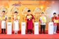 Khải Hòa (thứ 2 từ trái sang) giành huy chương vàng Olympic Toán quốc tế TIMO năm 2025. Ảnh: NVCC