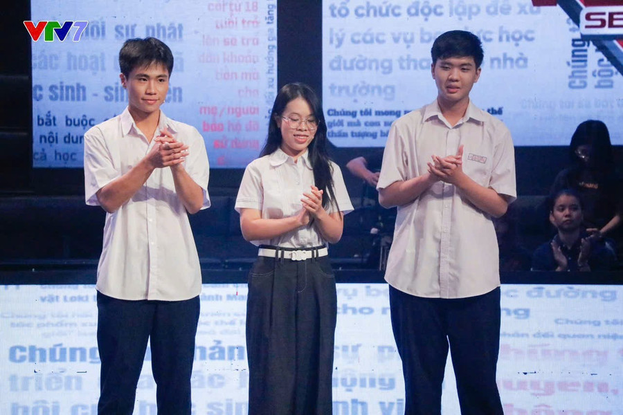Đội hình của Trường THPT Chuyên Lê Quý Đôn xuất sắc lọt vào chung kết chương trình Trường Teen 2025. Ảnh: NVCC truong-tpct-chuyen-le-quy-don-vo-chung-ket-truong-teen.jpg