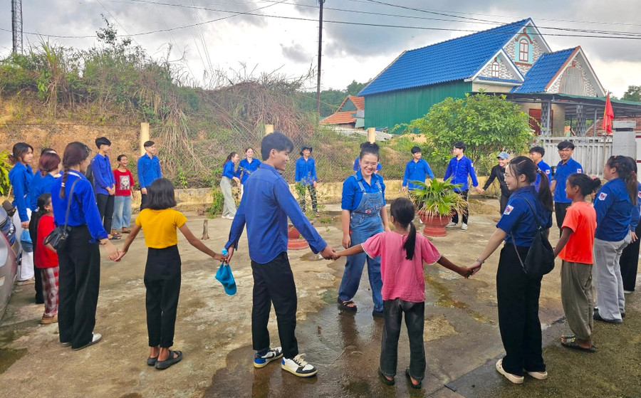 Không khí vui tươi, hào hứng tại buổi sinh hoạt hè. Ảnh: ĐVCC img-7719.jpg