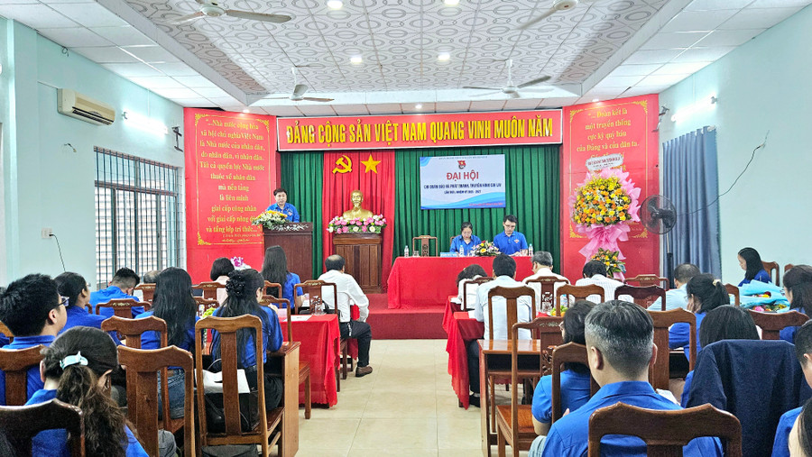 Quang cảnh Đại hội Chi đoàn Báo và phát thanh, truyền hình Gia Lai lần thứ I, nhiệm kỳ 2025-2027. Ảnh: Ngọc Duy quang-canh-dai-hoi-chi-doan-bao-va-phat-thanh-truyen-hinh-gia-lai-lan-thu-i-nhiem-ky-2025-2027.jpg