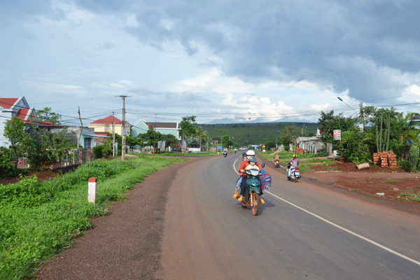 Một góc xã Kdang. Ảnh: Lê Lan