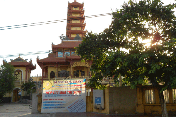 Địa điểm tiếp sức mùa thi. Ảnh: Nguyễn Xuân