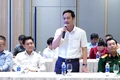 Đại diện các doanh nghiệp, nhà đầu tư phát biểu tại buổi gặp mặt.