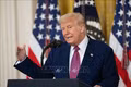 Tổng thống Mỹ Donald Trump phát biểu tại Nhà Trắng, Washington, D.C.