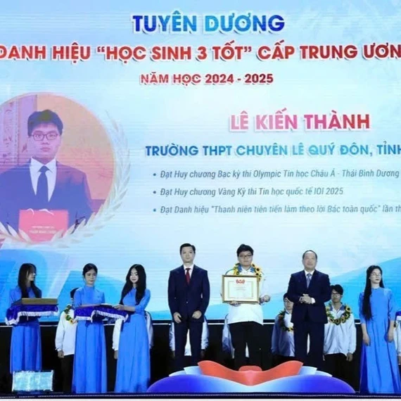 Gia Lai có 1 nam sinh được nhận danh hiệu “Học sinh 3 tốt” cấp Trung ương