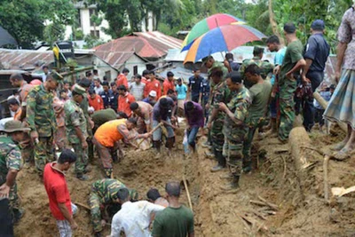 Lở đất tại Bangladesh: Số người thiệt mạng gia tăng