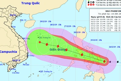 Công điện hỏa tốc ứng phó bão PHANFONE