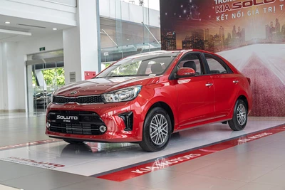 Kia Soluto lần đầu lọt top 10 xe bán chạy nhất Việt Nam