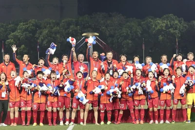 Chung kết bóng đá nữ Việt Nam - Thái Lan 1-0: Xứng danh nữ hoàng SEA Games