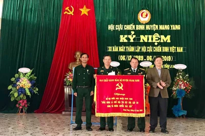 Mang Yang: Kỷ niệm 30 năm thành lập Hội Cựu chiến binh Việt Nam