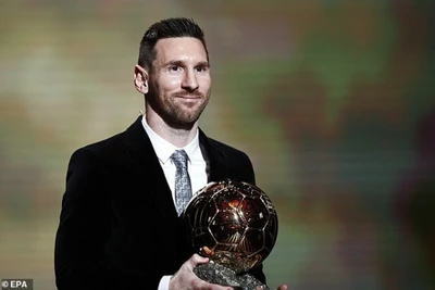 Lionel Messi giành Quả bóng Vàng 2019