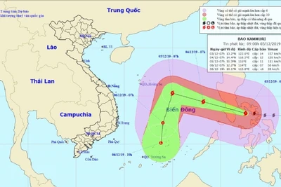 Cung cấp các bản tin dự báo, cảnh báo kịp thời để ứng phó bão Kammuri