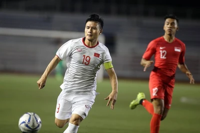 Quang Hải bị rách cơ đùi, có khả năng chia tay SEA Games 2019