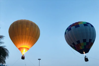 Mãn nhãn với màn trình diễn khinh khí cầu ở Đà Nẵng