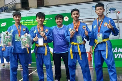 Giải Vovinam và Võ cổ truyền HS toàn quốc: Gia Lai giành 13 huy chương