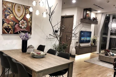 Căn hộ nhỏ 72,6 m² đẹp như căn hộ mẫu ở Hà Nội