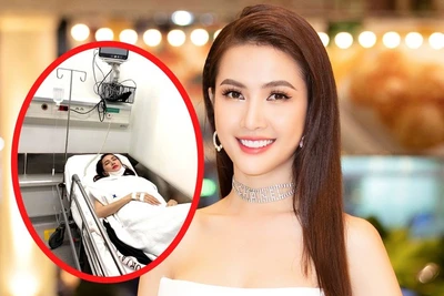 Hoa hậu Phan Thị Mơ sốt cao, co giật sau họp báo phim 'Hồn ma lạ'