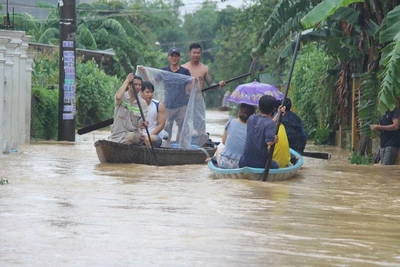 Quảng Nam mưa to, nước sông lên lại, dự báo lũ sẽ đặc biệt lớn