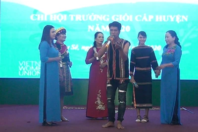 Hội Liên hiệp Phụ nữ huyện Chư Sê thi chi hội trưởng giỏi cấp huyện năm 2020