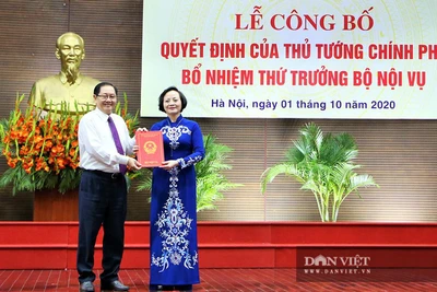 Nguyên Bí thư Tỉnh ủy Yên Bái làm Thứ trưởng Bộ Nội vụ