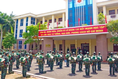 Bộ Tổng tham mưu kiểm tra luyện tập chuyển trạng thái sẵn sàng chiến đấu tại Lữ đoàn 132