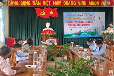 Đak Pơ phát động cuộc thi trắc nghiệm tìm hiểu về tư tưởng, đạo đức, phong cách Hồ Chí Minh