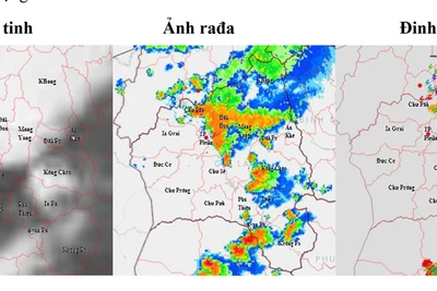 Cảnh báo lốc, sét, mưa đá trên khu vực tỉnh Gia Lai