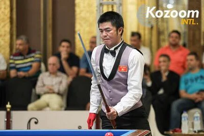 Nguyễn Quốc Nguyện vào bán kết carom 3 băng vô địch thế giới