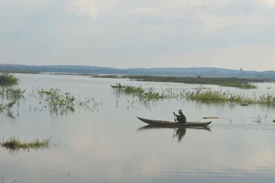 Mưu sinh trên lòng hồ Ia Nâm