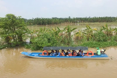 Về Vàm Nao mùa nước nổi làm ngư dân,nghe chuyện cá khổng lồ,sấu 5 chân