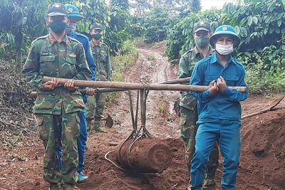 Di dời, hủy nổ an toàn quả bom nặng hơn 200kg ở Đắk Nông