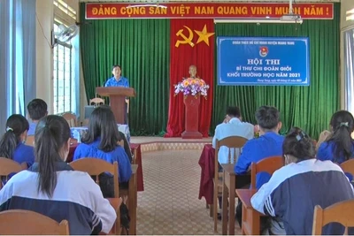 Mang Yang: Hội thi Bí thư Chi đoàn giỏi khối trường học