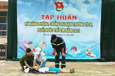 Tập huấn phòng-chống tai nạn thương tích, đuối nước trẻ em