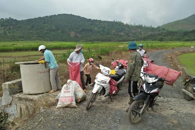 Lâm Đồng: Nông dân biến rác thải thành phân hữu cơ, đường làng thêm xanh, đẹp