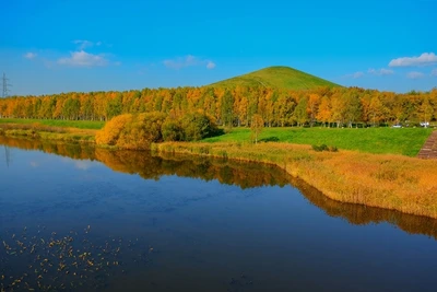 Ba sắc màu tạo nên mùa thu rực rỡ ở Hokkaido