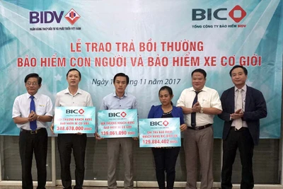 BIC Bắc Tây Nguyên chi trả hơn 1 tỷ đồng cho khách hàng