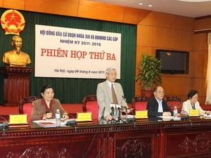 Phiên họp thứ 3 Hội đồng bầu cử đại biểu Quốc hội