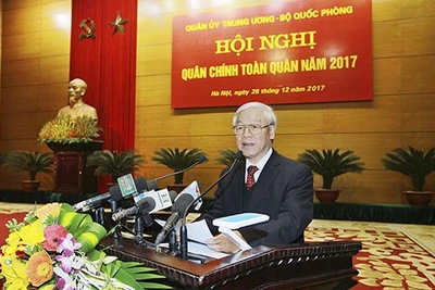 Toàn văn phát biểu của Tổng Bí thư tại Hội nghị Quân chính toàn quân