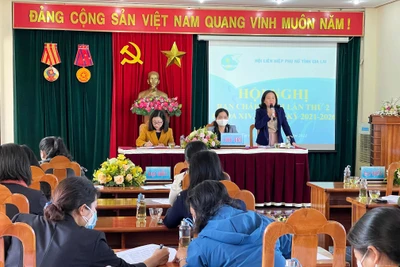 Hội Liên hiệp phụ nữ tỉnh Gia Lai triển khai nhiệm vụ năm 2022