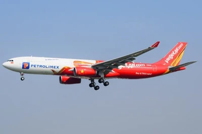 Hãng hàng không Vietjet Air đón máy bay thân rộng A330 đầu tiên